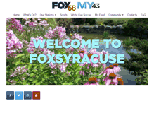 Tablet Screenshot of foxsyracuse.com